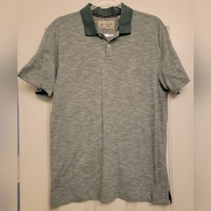 Original Penguin Men's Polo in Heathered Green